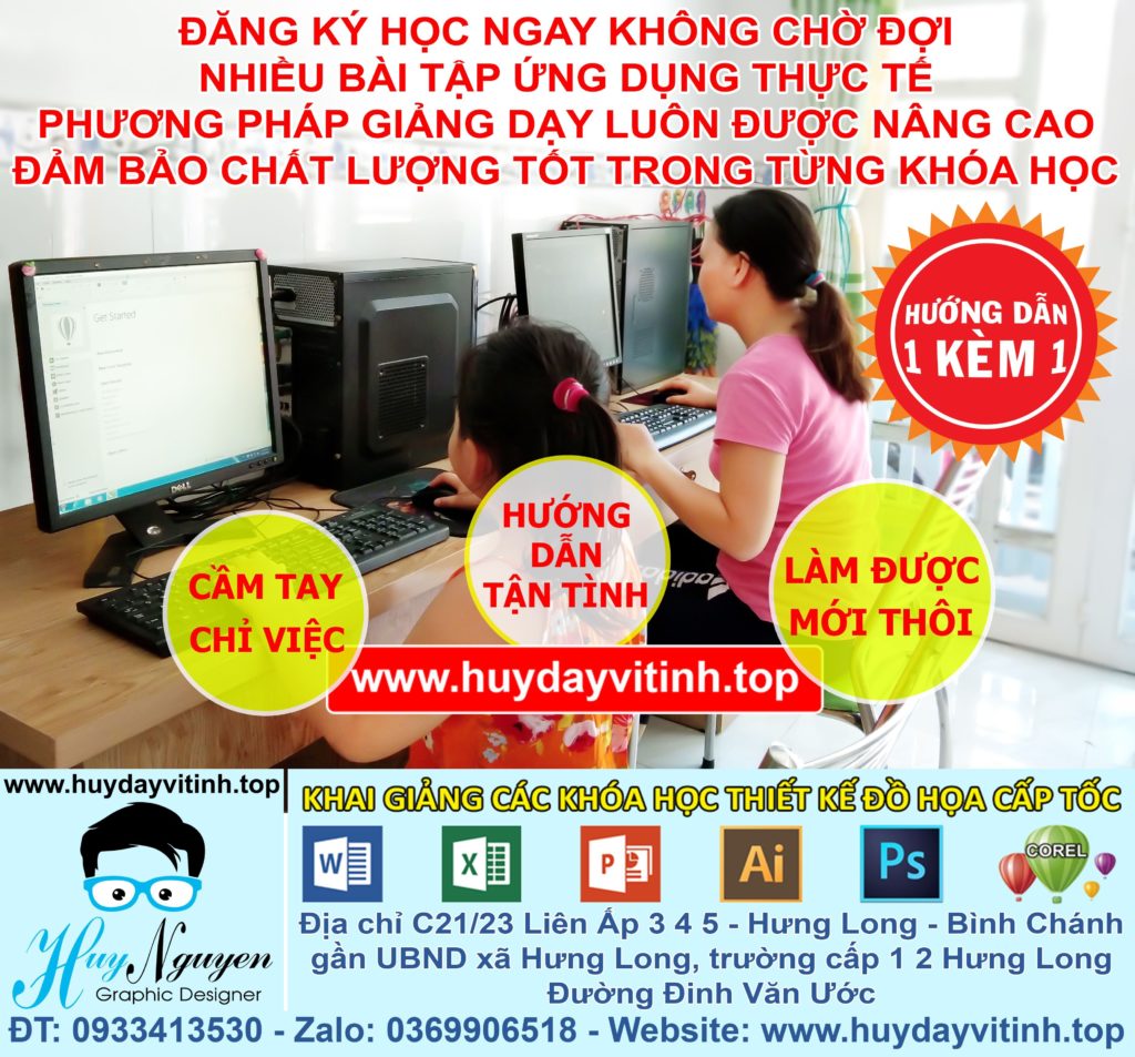 khoa-hoc-word-excel-corel-photoshop-illustrator-ai-tai-binh-chanh-long-an