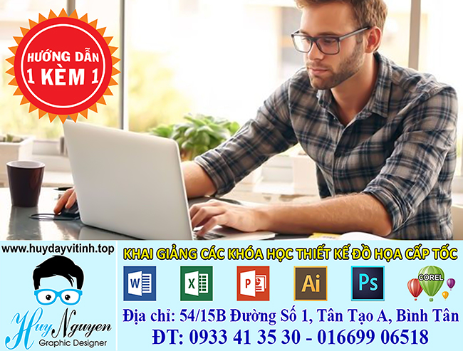 học corel tại hóc môn, địa chỉ học corel, khóa học corel, dạy corel cấp tốc